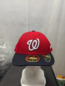 NWS Washington Nationals Alt 2 New Era 59fifty Low Profile 7 1/4 MLB - Picture 1 of 9