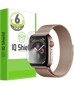 6x IQ Shield IQ32958 Screen Protector Apple Watch Series 4 44mm Protective Film  - Picture 1 of 16