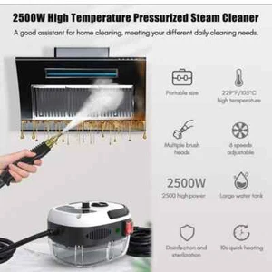 Hot Steam Pressure Washer Portable Sofa Kitchen Floor High Temperature 2500W New - Picture 1 of 20