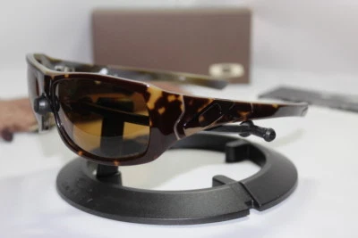 New Oakley Sideways Brown Tortoise w/Bronze Polarized 12-961 - Image 1 of 4