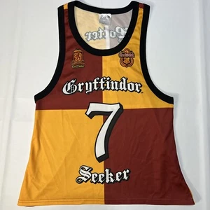 Harry Potter Gryffindor Quidditch Seeker Mesh Jersey Style Tank Women's Small #7 - Picture 1 of 7