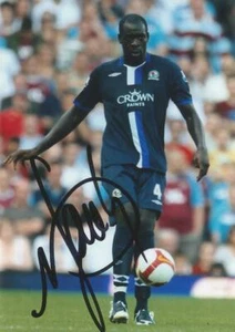 BLACKBURN: CHRISTOPHER SAMBA SIGNED 6x4 ACTION PHOTO + COA - Bild 1 von 1
