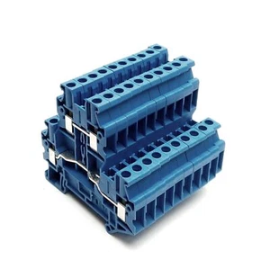 10 Stück Phoenix Contact UTTB 4 BU Reihenklemme 2-polig 800V 30A blau - Bild 1 von 4