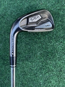 Adams idea Black CB3 Forged 6 Iron LH -2* Flat w/ Steel KBS Tour 90 Stiff Shaft - Picture 1 of 6