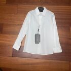 Nwt Dolce & Gabbana Dress Shirt White Button Front Kids Boys 6