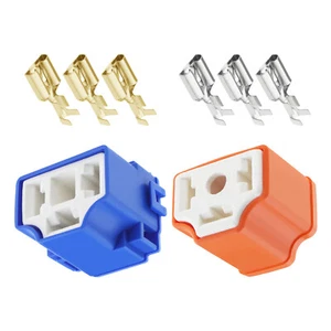 4Pcs 3 Pin H4 Headlight Sockets 3 Pin Connector Plug Socket Accessories - Picture 1 of 9