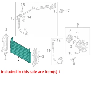 AC Condenser Fits 15-17 SONATA 4626332 - Picture 1 of 2