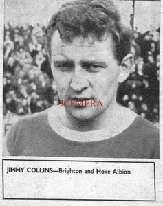 JIMMY COLLINS Brighton & Hove Albion F.C. Small 1967 Magazine Photo Print E08/62 - Picture 1 of 1