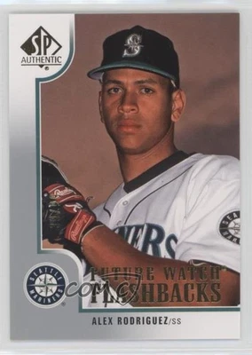 2009 SP Authentic Future Watch Flashbacks Gold /99 Alex Rodriguez #203 - Image 1 of 2