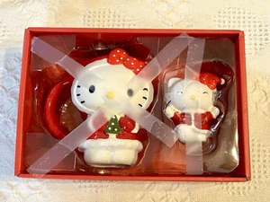 Set tazza e statuine Hello Kitty Sanrio 2024 SIL-35044 disegno Babbo Natale con scatola - Foto 1 di 12
