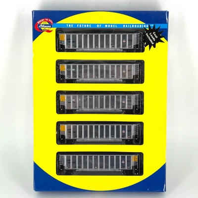 HO Athearn 93045 Union Pacific UP Bethgon Coalporter w/ Coal Load 5 Pack - Image 1 of 4