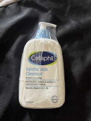 Cetaphil Gentle Skin Cleanser LARGE 16oz BOTTLE! Hydrates As It Cleanses. - Image 1 of 2