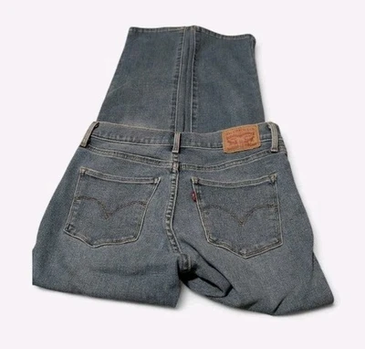 Levi's 312 Women's Shaping Slim Jeans Size 27 Blue Medium Wash 5 Pocket Design  - Image 1 of 4