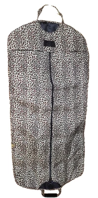 St John LEOPARD PRINT Designer GARMENT BAG - Beyond EUC - Read - Image 1 of 4