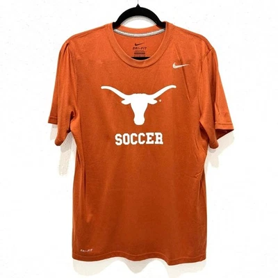 Camiseta de futebol Nike Dri-FIT laranja média - Imagem 1 de 4