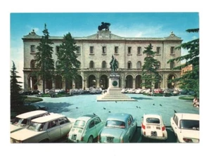 PERUGIA PIAZZA ITALIA E PALAZZO REGIERUNG POSTKARTE VINTAGE NICHT GEREIST FG - Bild 1 von 2