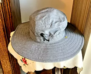 Women’s Garden Hat Solar Escape Unisex UV Explorer Heather Denim One Size NWT - Picture 1 of 5