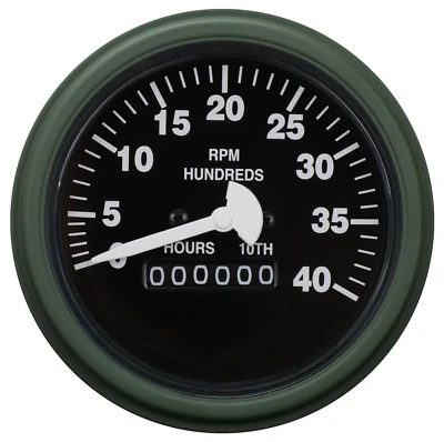 Humvee Green Tachometer Military Equipment Replacement Truck M900 M35 Series - Image 1 of 4