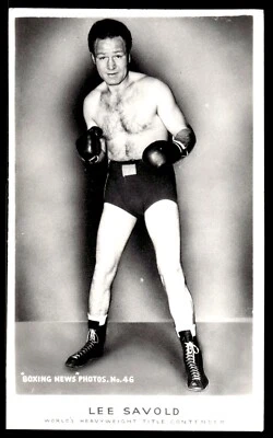 1940-70 Boxing News Photos #46 Lee Savold VG - Image 1 of 2