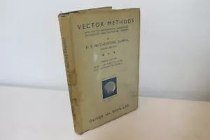 Vektormethoden von D. E. Rutherford, 1943, 2. Inklusive Staubjacke. - Bild 1 von 6