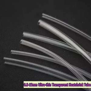 2:1 Ultra-thin 0.8-15mm Heatshrink Tube Clear Heat Shrink Tubing Wire Sleeving - Picture 1 of 6
