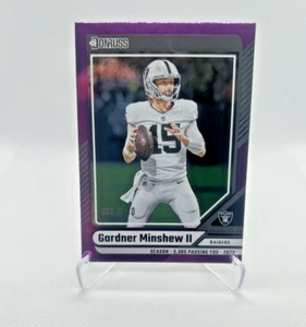 Gardner Minshew II /500 - 2024 Donruss Season Stat Line #227 - Short Print - Picture 1 of 2
