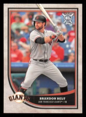 2018 Topps Big League Brandon Belt San Francisco Giants #151 - Image 1 of 2