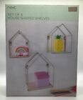 3 Pack House Shaped Wire Shelves ** Brand New **