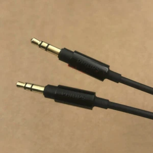 Black 3.5mm Audio Cable Aux Cord for Philips SHB7000 28 SHB8750NC BT Headphone - Picture 1 of 9