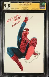 MITSUBISHIRO ARITA FIRMATO Amazing Spider-Man 59 fumetto 12/24 NYCC Virgin CGC JSA 9.8 - Foto 1 di 2