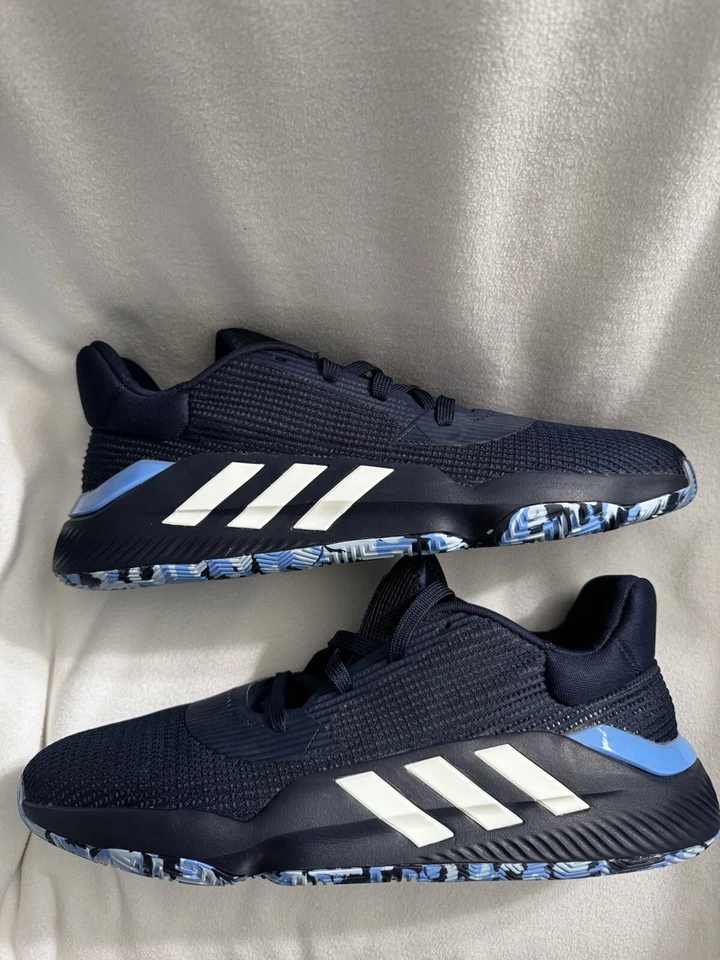 adidas Pro Bounce 2019 Low, F97286, Navy/White, Mens Basketball Shoes, Size 14 - Image 1 of 4