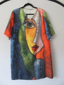 SHEIN FANCY FACE TUNIC TOP SIZE 18 - Picture 1 of 3