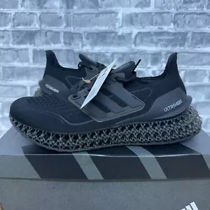 Men's Adidas ULTRA 4D FWD Triple Black Men's Running Shoes GX6632 Size 8 - Picture 1 of 6