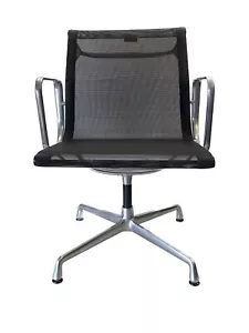 Vitra EA108 Charles & Ray Eames Alu Netz Schwarz Drehbar - Bild 1 von 9