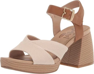 Dr. Scholl's Shoes Maria Chip Brown Block Heel Sandal Women's Size 8M Free Ship - Picture 1 of 6