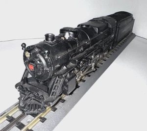 LIONEL POSTWAR 1950'S O GAUGE #2025 STEAM LOCO W/6466W WHISTLE TENDER- RUNS - Picture 1 of 11