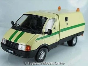GAZ GAZELLE SECURITY VAN 1/43RD SCALE CREAM/GREEN COLOUR EXAMPLE PKD T3412Z(=) - Picture 1 of 8