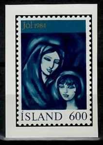 Ensayo fotográfico a color, Islandia Sc595 Navidad, Virgen y niño. - Imagen 1 de 1