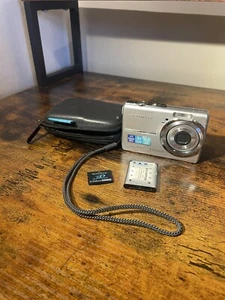 Olympus Digital Camera FE-190 6.0MP Silver Tested No Charger  - Picture 1 of 13
