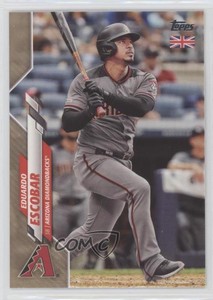 2020 Topps UK Edition Gold /25 Eduardo Escobar #7