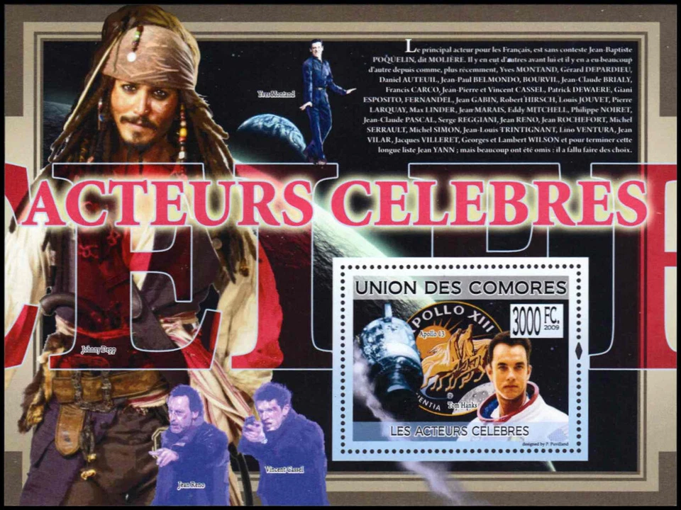 'COMORO ISLANDS 2294 - Famous Actors "Tom Hanks" (pb90048) - Image 1 of 1