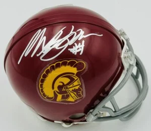 MAX BROWNE SIGNED USC TROJANS MINI HELMET SOUTHERN CALIFORNIA AUTOGRAPH COA J1 - Picture 1 of 1