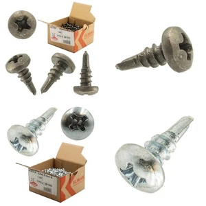 TEX Bohrschrauben 3,5x9,5 mm Selbstbohrend Bohrspitze Profilverbindungsschrauben - Bild 1 von 23