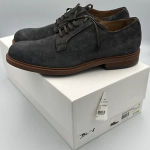 Vince Shoes Mens 8.5 M Boerum Graphite Oxford Suede Derby Dress Shoes NWB $325 - Picture 1 of 13