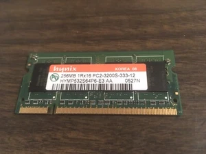 RAM - 256MB DDR2 PC2-3200S SO-DIMM - Hynix - Memory for Computer/Laptop/Notebook - Picture 1 of 1