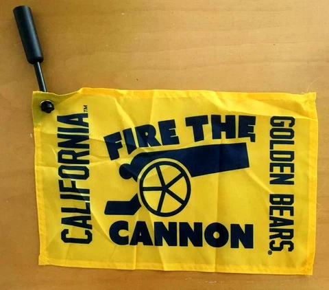 California Cal Bears Swirler Flag 12.5 by 19 Inches - SGA   - FIRE THE CANNON Cover