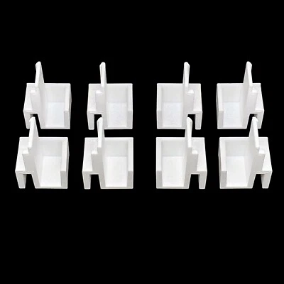 Set of 8 Form Optimum Closet Sliding Door Rail High Guides - Image 1 of 4