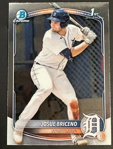 Tarjeta de novato Bowman Chrome 1st Josue Briceno 2025 #BCP13 Tigers - Imagen 1 de 2