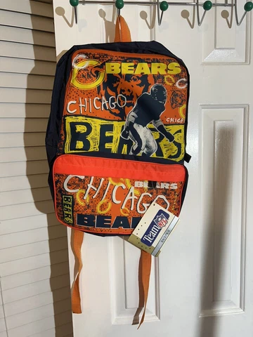 Vintage NFL Chicago Bears Backpack Bag Brand New With Tags 90’s ? Cover