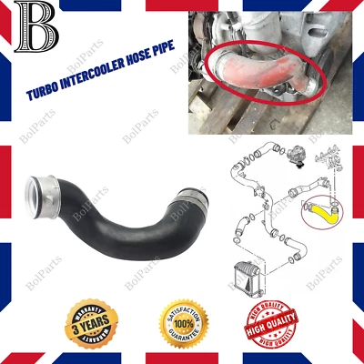 Turbo Intercooler Hose Pipe for AUDI A3 SEAT LEON TOLEDO II VAG 1J0145822E - Image 1 of 4